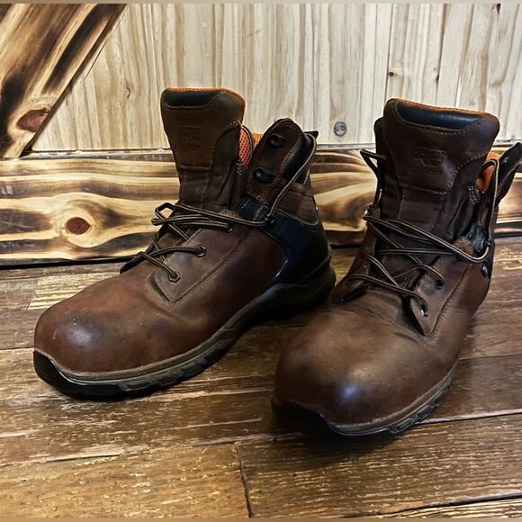 Men’s Timberland Pro Series Work Boots Brn 13W - Picture 15 of 15